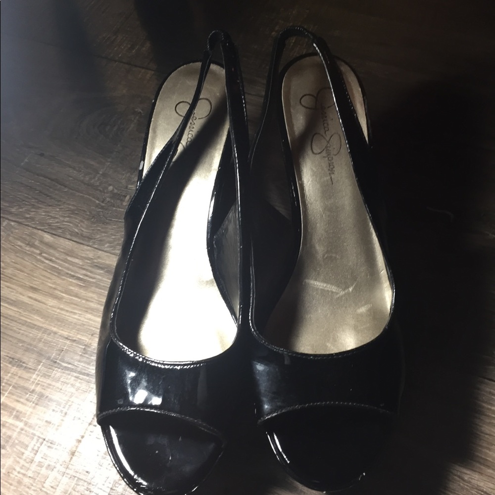 Women’s size 10 Jessica Simpson sling back heels